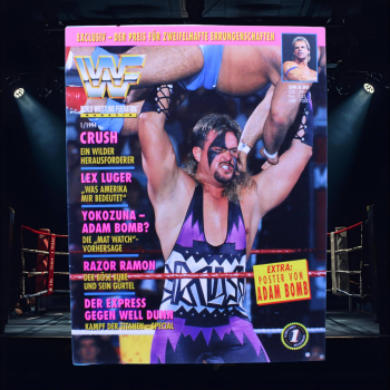 WWE Magazin Nr. 1 – 1994 | Ehapa | Crush Cover & Poster